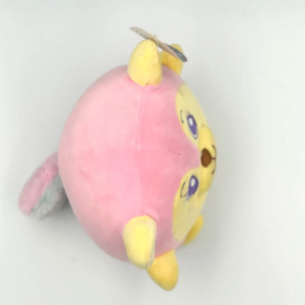 Beamies World Lumi Friends Glow in the Dark Squishy Plush Olivia Pink Yellow NWT